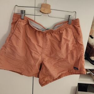 Orange Patagonia Unlined Athletic Casual Shorts